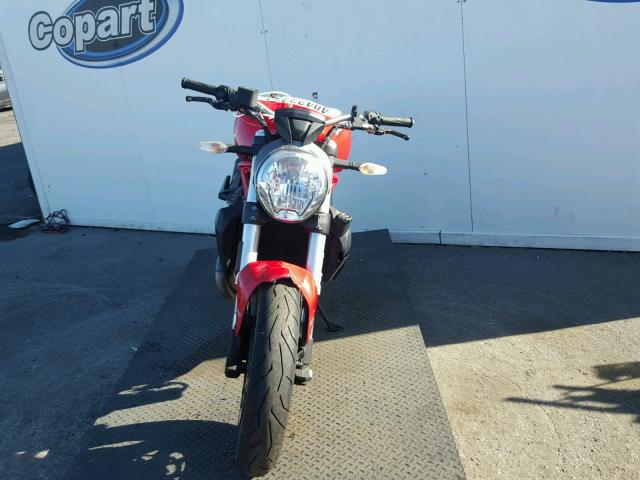 ZDM1RBTS4FB009143 - 2015 DUCATI MONSTER 82 RED photo 9