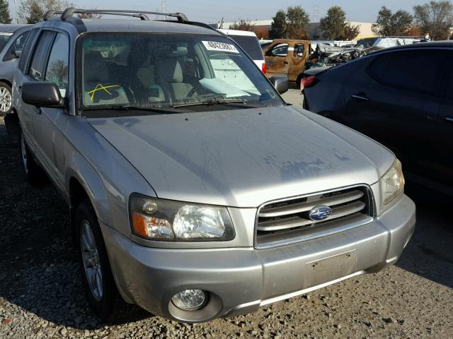 JF1SG65685G714001 - 2005 SUBARU FORESTER 2 SILVER photo 1