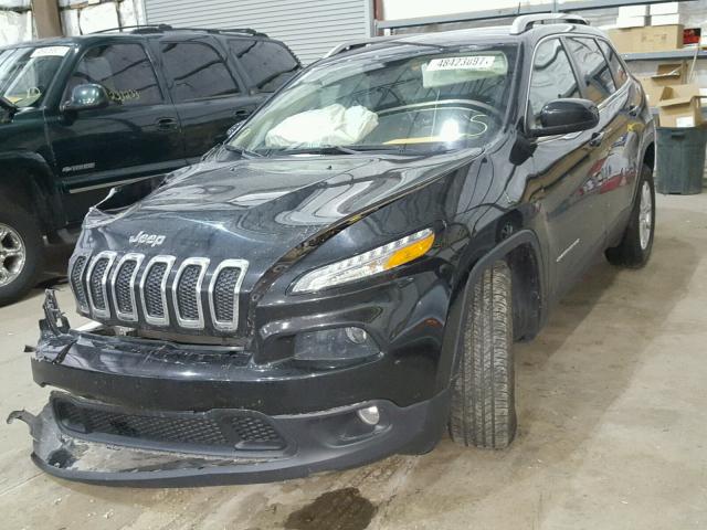 1C4PJMCB4FW661701 - 2015 JEEP CHEROKEE L BLACK photo 2