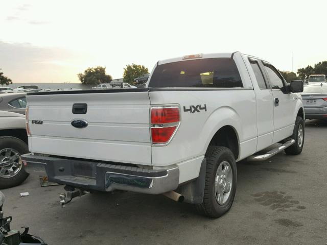 1FTEX1E87AFC61324 - 2010 FORD F150 SUPER WHITE photo 4