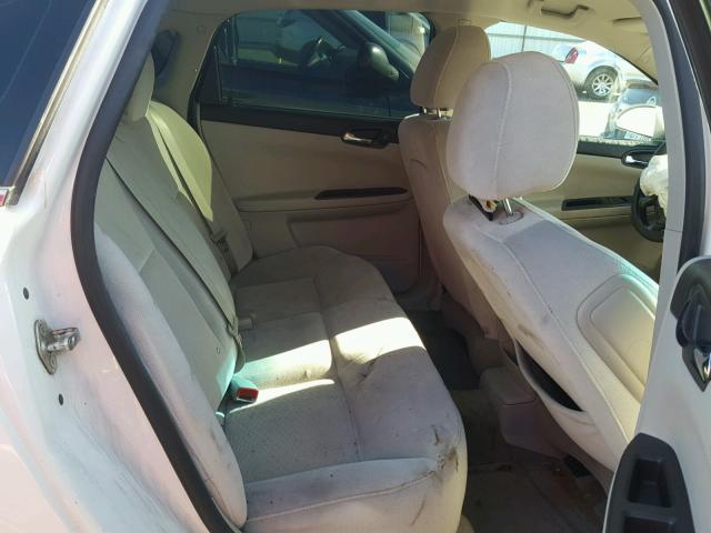 2G1WA5E36C1224530 - 2012 CHEVROLET IMPALA LS WHITE photo 6