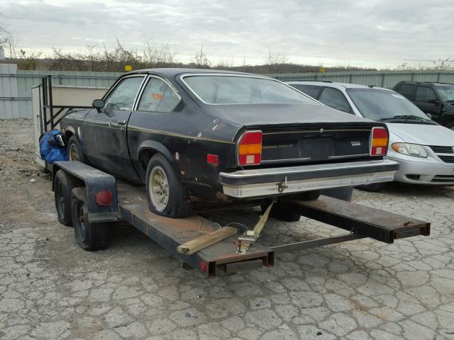 1V7706U163612 - 1976 CHEVROLET VEGA BLACK photo 3