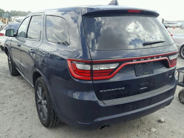 1C4RDHDG3JC281678 - 2018 DODGE DURANGO GT BLUE photo 3