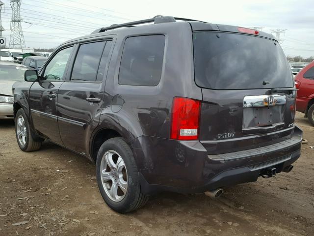 5FNYF4H78CB005673 - 2012 HONDA PILOT EXLN CHARCOAL photo 3