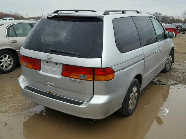 5FNRL18623B095051 - 2003 HONDA ODYSSEY EX SILVER photo 4