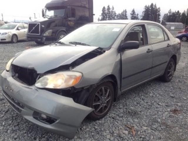 2T1BR32E43C707444 - 2003 TOYOTA COROLLA CE GRAY photo 2