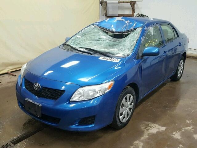 JTDBU4EE3AJ063288 - 2010 TOYOTA COROLLA BA BLUE photo 2