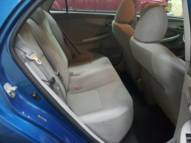 JTDBU4EE3AJ063288 - 2010 TOYOTA COROLLA BA BLUE photo 6