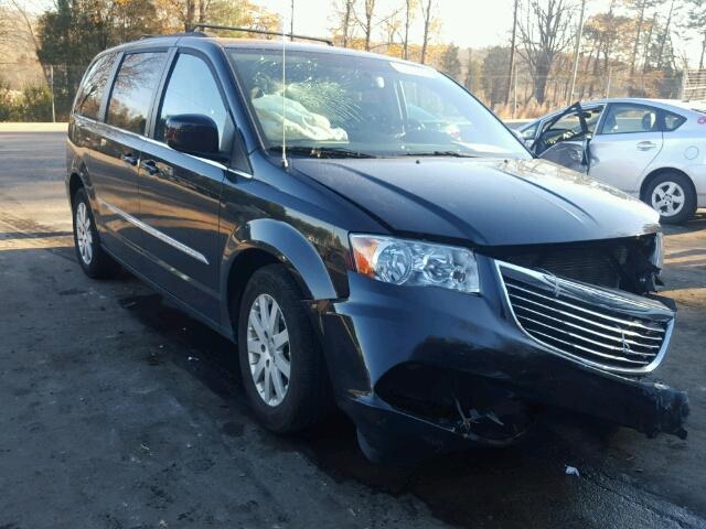 2C4RC1BG0ER295418 - 2014 CHRYSLER TOWN & COU BLACK photo 1