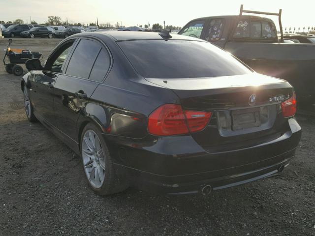 WBAPN7C51BF183955 - 2011 BMW 335 D BLACK photo 3