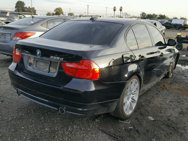 WBAPN7C51BF183955 - 2011 BMW 335 D BLACK photo 4