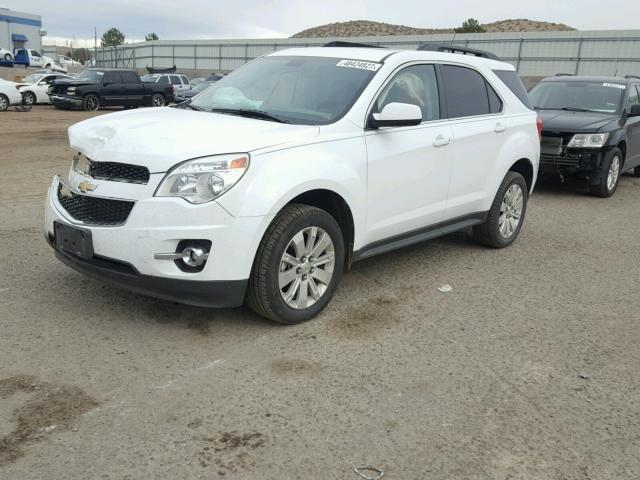 2CNFLNE57B6359015 - 2011 CHEVROLET EQUINOX LT WHITE photo 2