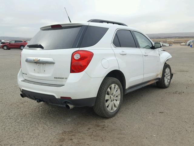 2CNFLNE57B6359015 - 2011 CHEVROLET EQUINOX LT WHITE photo 4