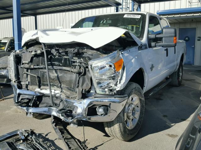 1FT7W2BT4EEA79375 - 2014 FORD F250 SUPER WHITE photo 2