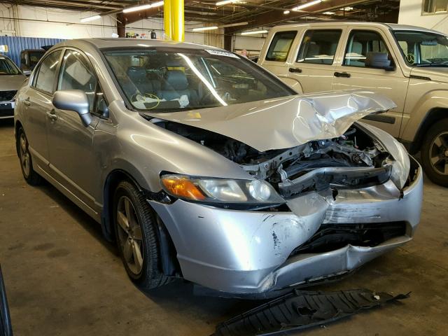 1HGFA16958L057731 - 2008 HONDA CIVIC EXL SILVER photo 1