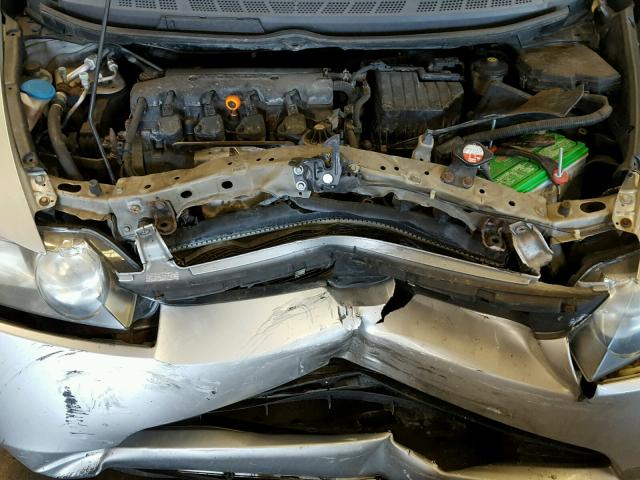 1HGFA16958L057731 - 2008 HONDA CIVIC EXL SILVER photo 7