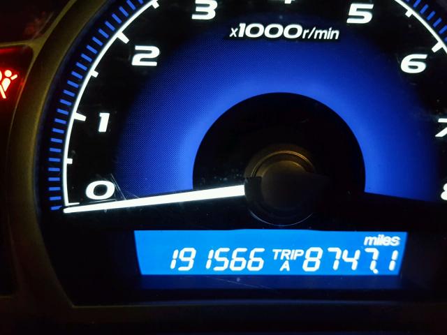 1HGFA16958L057731 - 2008 HONDA CIVIC EXL ვერცხლისფერი ფოტო 8