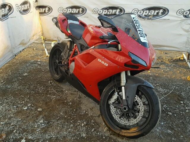 ZDM1XBGV48B003159 - 2008 DUCATI 848 RED photo 1