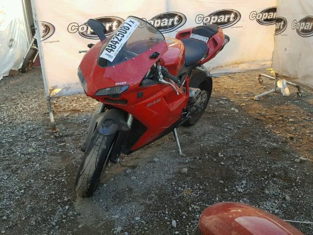 ZDM1XBGV48B003159 - 2008 DUCATI 848 Kırmızı fotoğraf 2