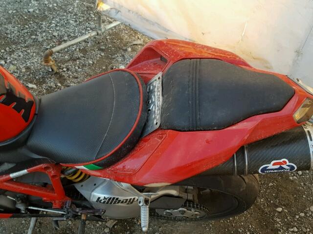 ZDM1XBGV48B003159 - 2008 DUCATI 848 Kırmızı fotoğraf 6