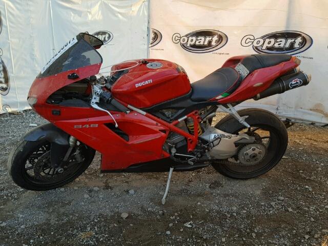 ZDM1XBGV48B003159 - 2008 DUCATI 848 RED photo 9