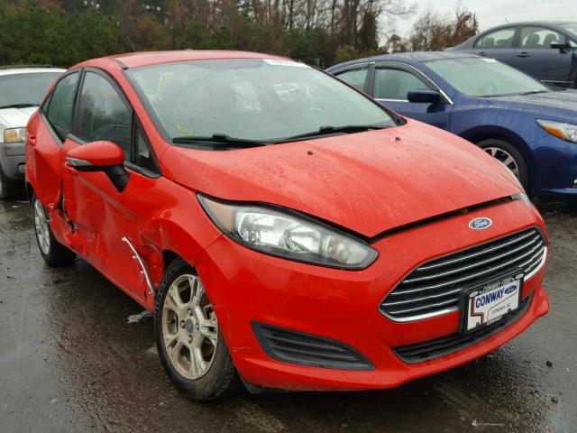 3FADP4BJ0EM219707 - 2014 FORD FIESTA SE RED photo 1