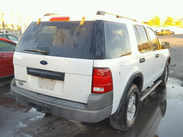 1FMZU62K23UB14569 - 2003 FORD EXPLORER X WHITE photo 4