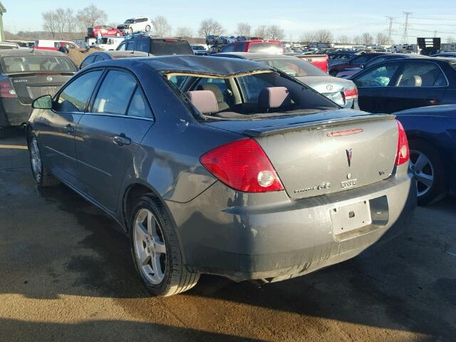 1G2ZG57N084186259 - 2008 PONTIAC G6 BASE GRAY photo 3