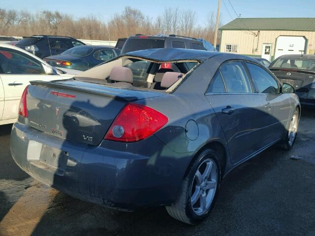 1G2ZG57N084186259 - 2008 PONTIAC G6 BASE GRAY photo 4