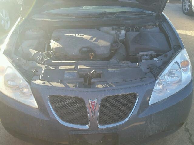 1G2ZG57N084186259 - 2008 PONTIAC G6 BASE GRAY photo 7