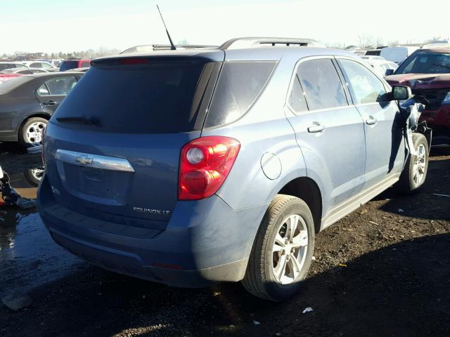 2CNALDEC8B6469588 - 2011 CHEVROLET EQUINOX LT BLUE photo 4