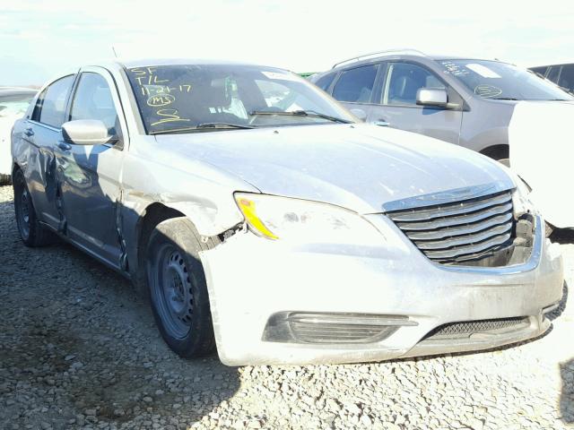 1C3BC4FB8BN532431 - 2011 CHRYSLER 200 SILVER photo 1