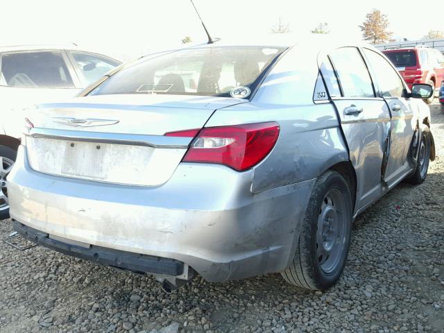 1C3BC4FB8BN532431 - 2011 CHRYSLER 200 SILVER photo 4