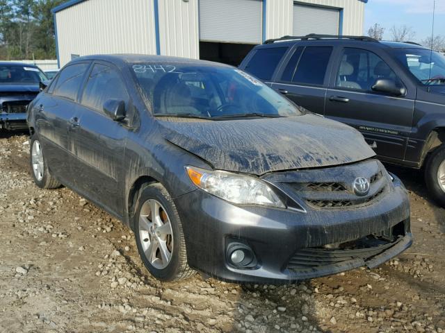 5YFBU4EE7CP038442 - 2012 TOYOTA COROLLA BA GRAY photo 1