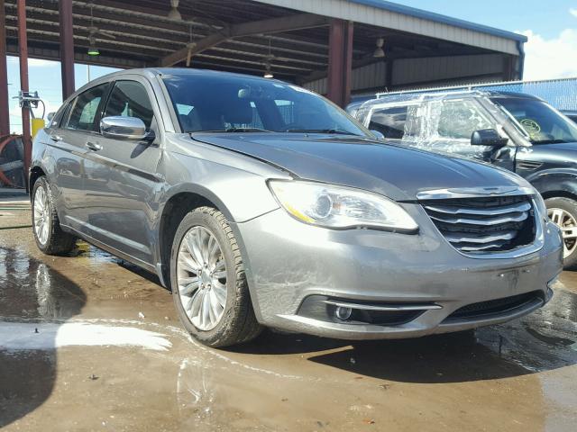 1C3BC2FB8BN582766 - 2011 CHRYSLER 200 LIMITE GRAY photo 1