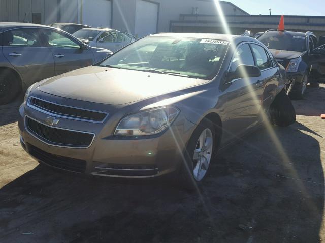 1G1ZA5E05AF187463 - 2010 CHEVROLET MALIBU LS GRAY photo 2