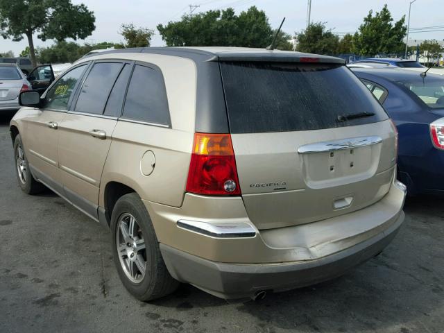 2A8GM68X87R337449 - 2007 CHRYSLER PACIFICA T GOLD photo 3