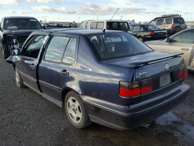 3VWVA81H4VM072620 - 1997 VOLKSWAGEN JETTA GT BLUE photo 3