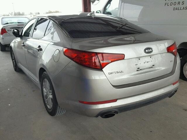 KNAGM4A71D5300349 - 2013 KIA OPTIMA LX TAN photo 3