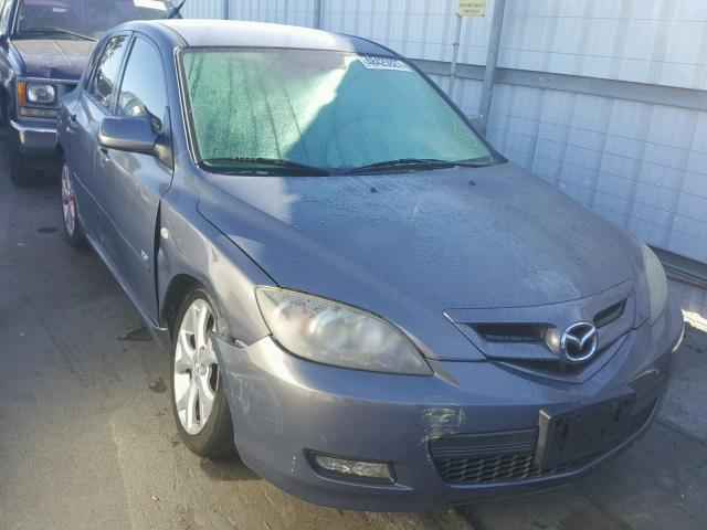 JM1BK344681810451 - 2008 MAZDA 3 HATCHBAC GRAY photo 1