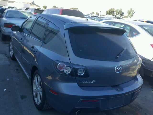 JM1BK344681810451 - 2008 MAZDA 3 HATCHBAC GRAY photo 3