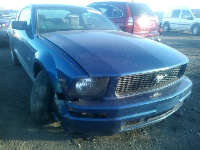 1ZVHT80NX95118378 - 2009 FORD MUSTANG BLUE photo 1