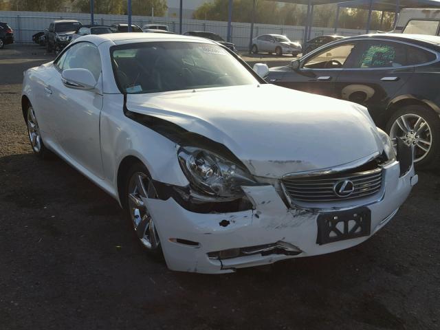 JTHFN2EYXA9021584 - 2010 LEXUS SC 430 WHITE photo 1