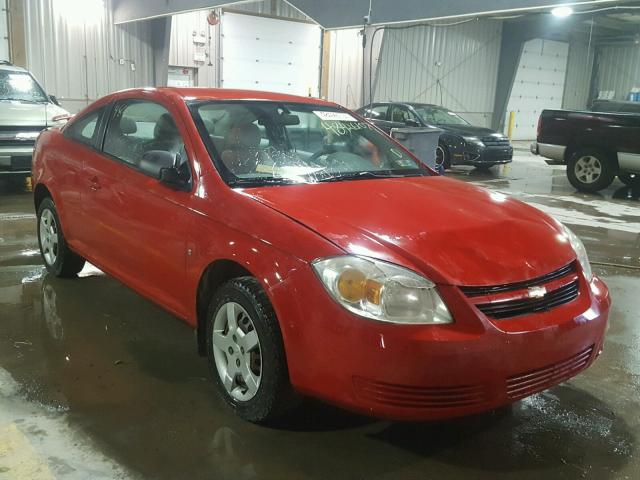 1G1AK15F777295058 - 2007 CHEVROLET COBALT LS RED photo 1