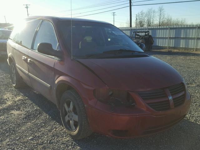 1D4GP45R86B607188 - 2006 DODGE CARAVAN SX RED photo 1