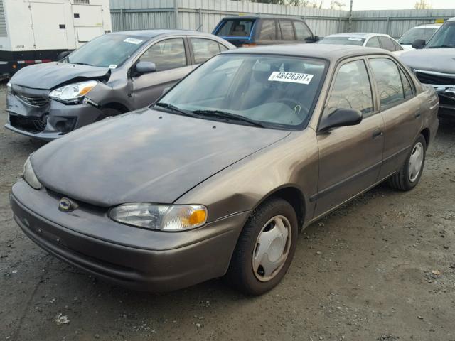 1Y1SK5289XZ433191 - 1999 CHEVROLET GEO PRIZM 棕色 照片 2