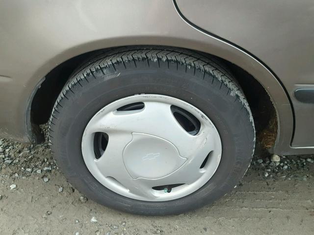 1Y1SK5289XZ433191 - 1999 CHEVROLET GEO PRIZM 棕色 照片 9