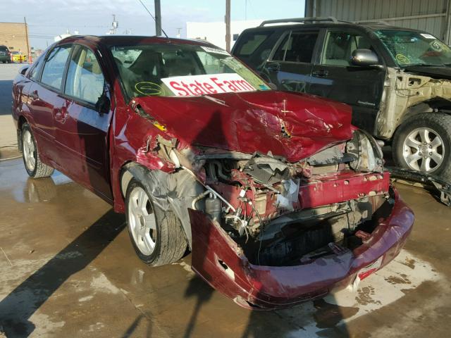 1FAFP34N16W227495 - 2006 FORD FOCUS ZX4 RED photo 1