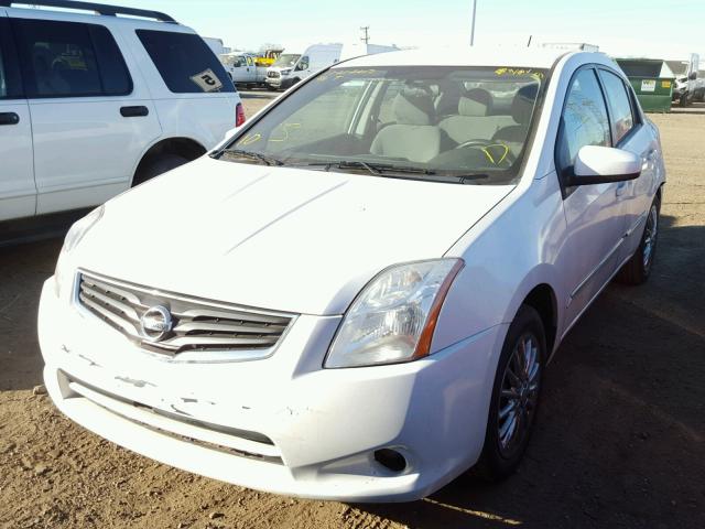 3N1AB6AP3BL701511 - 2011 NISSAN SENTRA 2.0 WHITE photo 2