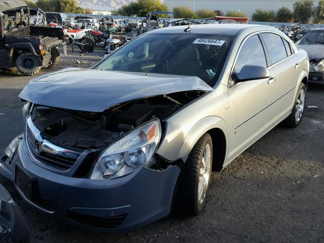 1G8ZS57N57F145035 - 2007 SATURN AURA XE SILVER photo 2